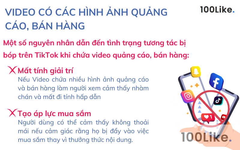Video có các hình ảnh quảng cáo, bán hàng