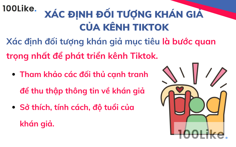 Xác định đối tượng khán giả của kênh Tiktok