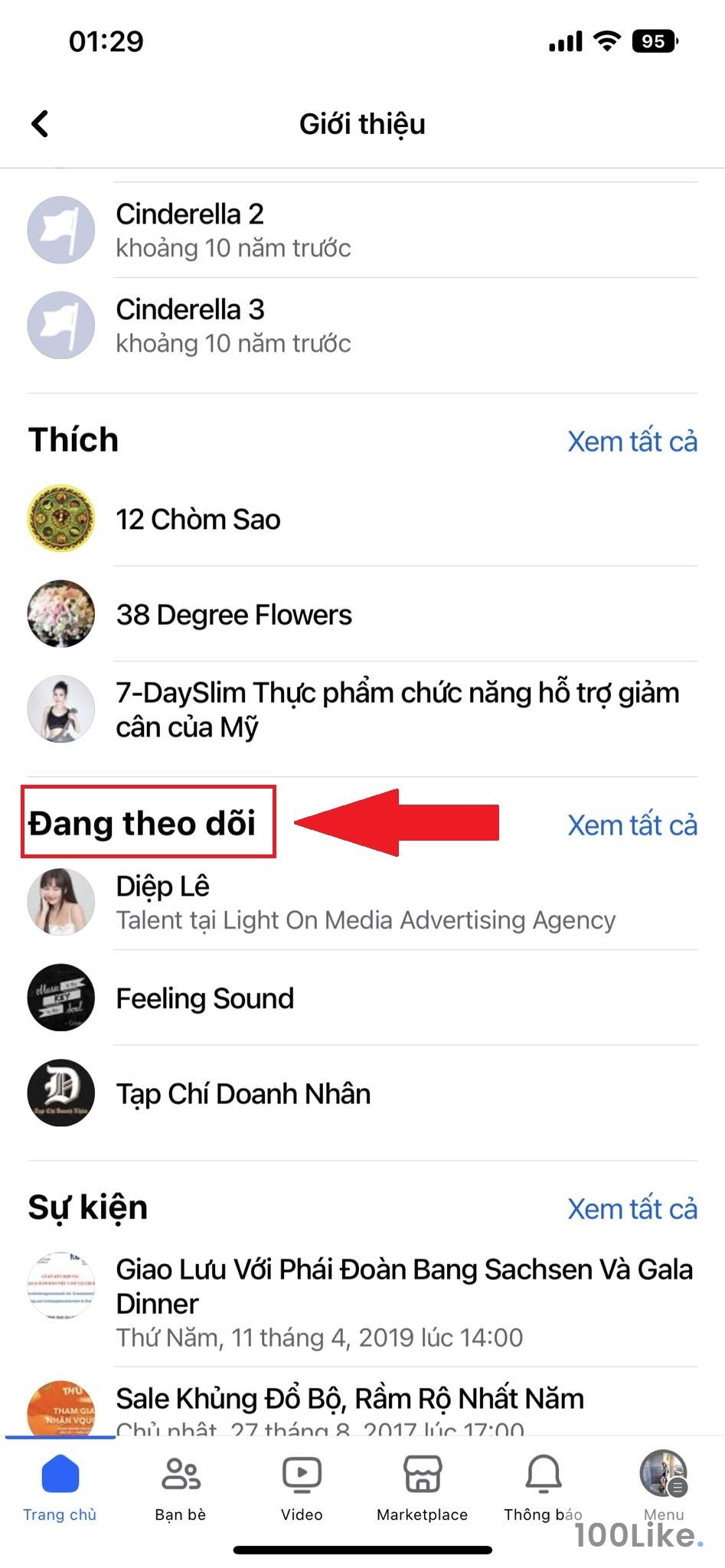 Xem bạn đang theo dõi Facebook ai bằng điện thoại