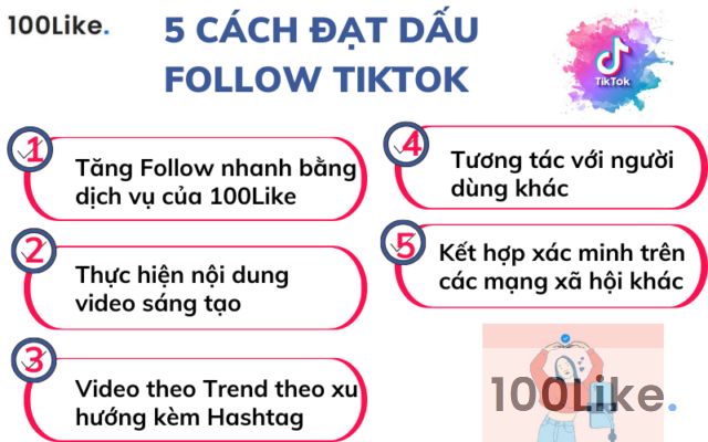 5 cách đạt dấu Follow TikTok