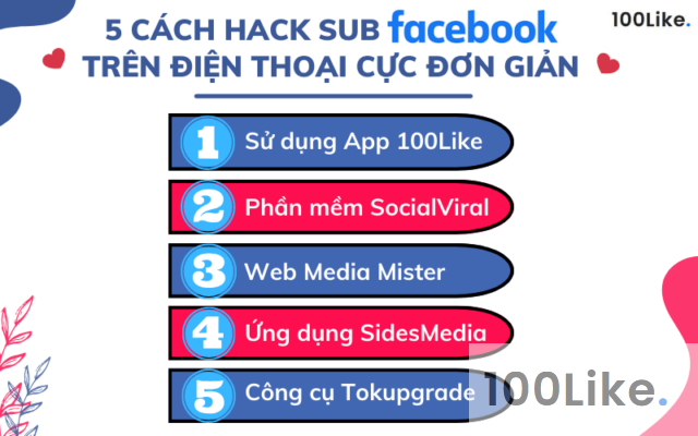 5 cách hack sub Facebook trên điện thoại đơn giản, uy tín nhất
