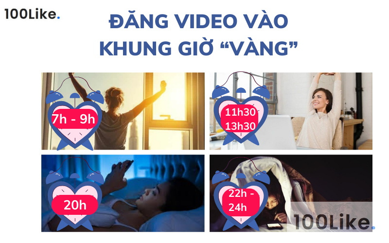 Đăng video vào khung giờ “Vàng”