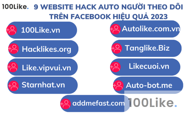 9 website Hack auto người theo dõi trên Facebook hiệu quả