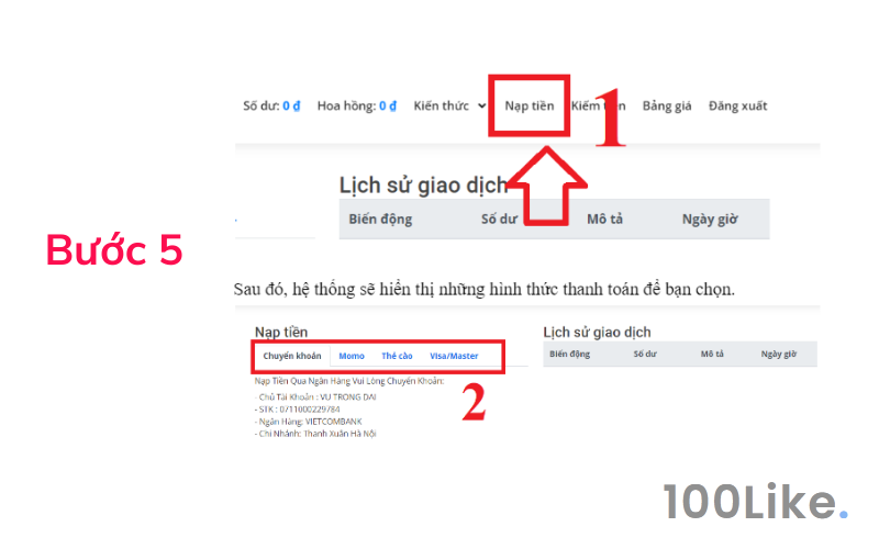 Bước 5 Ứng dụng Hack Like an toàn, hiệu quả 100Like