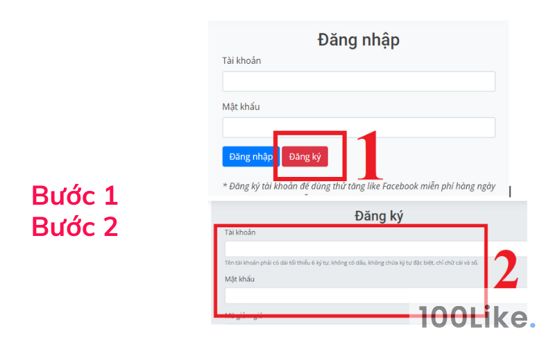 Bước 1 - 2- Ứng dụng Hack Like an toàn, hiệu quả 100Like
