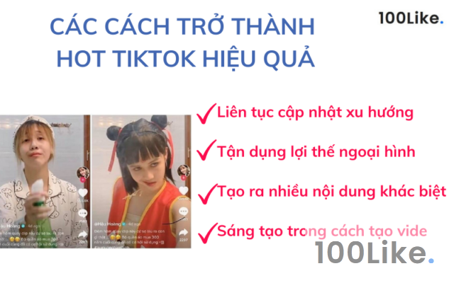 Các cách trở thành hot Tiktok hiệu quả