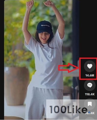 Cách Like trên Tiktok