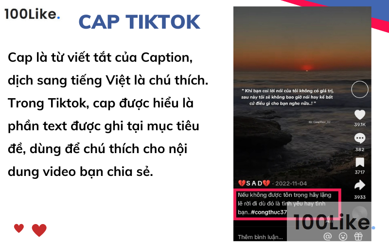 Cap Tiktok là gì