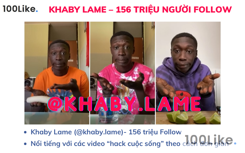 Khaby Lame – 156 triệu người Follow