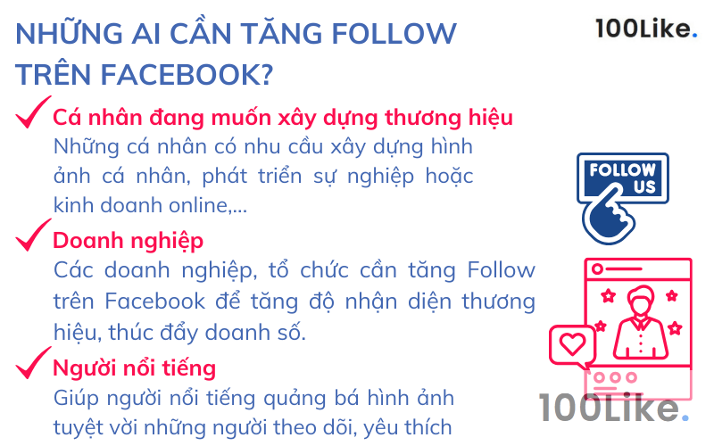 Những ai cần tăng Follow trên Facebook?