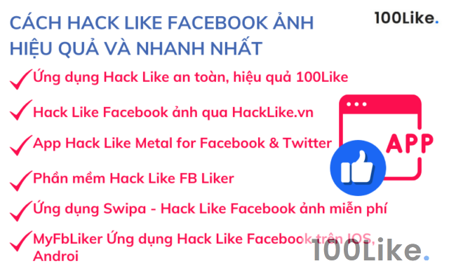 Cách Hack Like Facebook ảnh hiệu quả và nhanh nhất