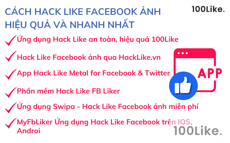 Cách Hack Like Facebook ảnh hiệu quả và nhanh nhất