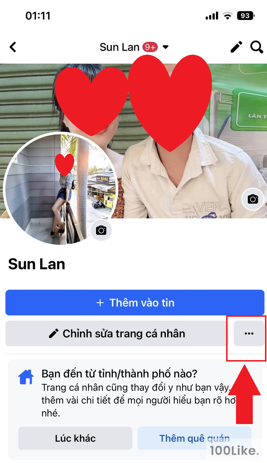 Cài đặt trang cá nhân ở chế độ công khai