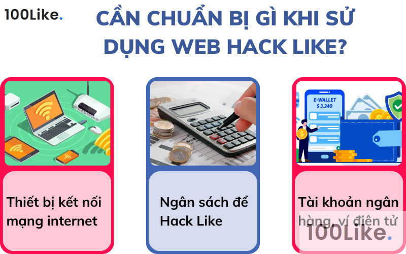 Cần chuẩn bị gì khi sử dụng Web Hack Like?