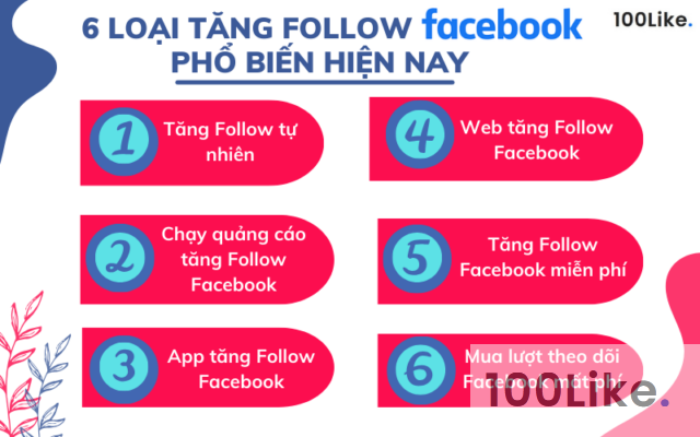 Hướng dẫn 12 cách tăng Follow Facebook hiệu quả 100% - 100Like