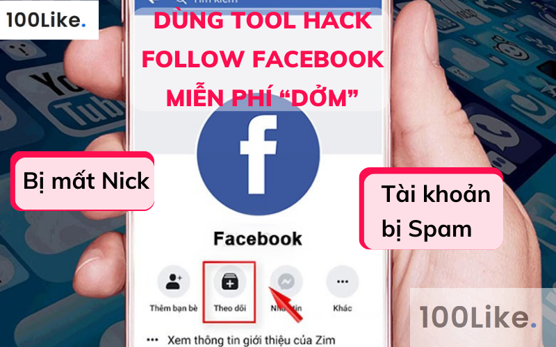 Điều gì xảy ra khi dùng Tool Hack Follow Facebook miễn phí “dởm”