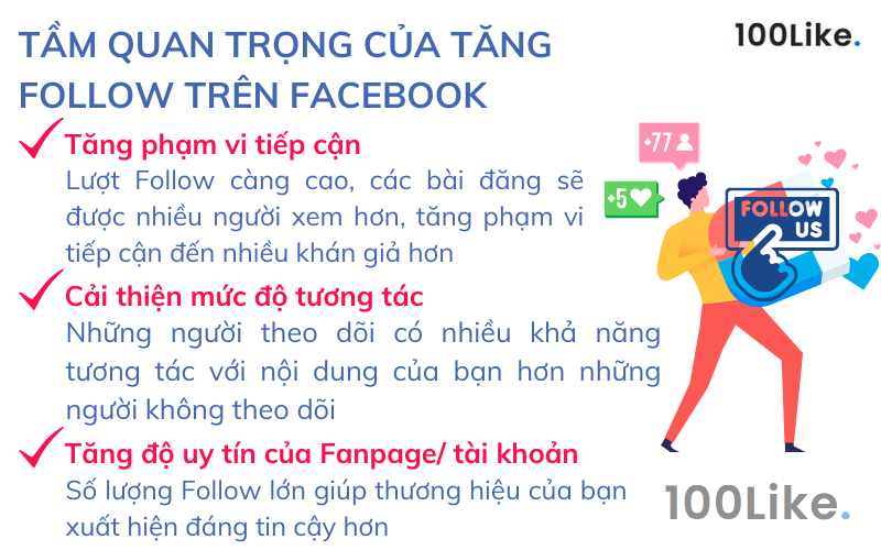 Tầm quan trọng của tăng Follow trên Facebook