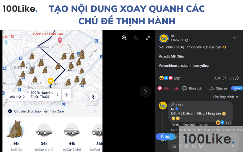 Tạo nội dung xoay quanh các chủ đề thịnh hành