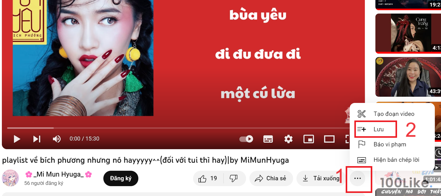 Tùy chỉnh lại danh sách phát