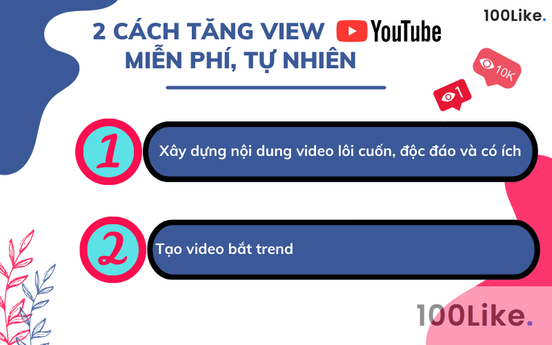 Cách tăng View Youtube miễn phí, tự nhiên