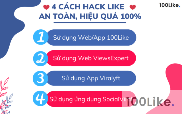 4 cách hack Like hiệu quả, uy tín nhất 2024