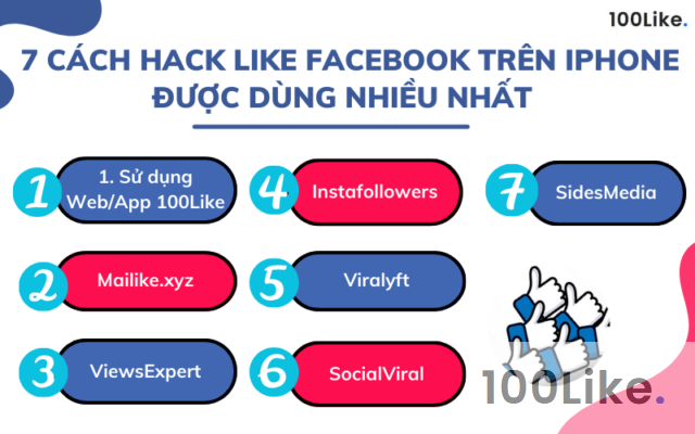 7 cách hack Like Facebook trên iphone an toàn, nhanh chóng nhất