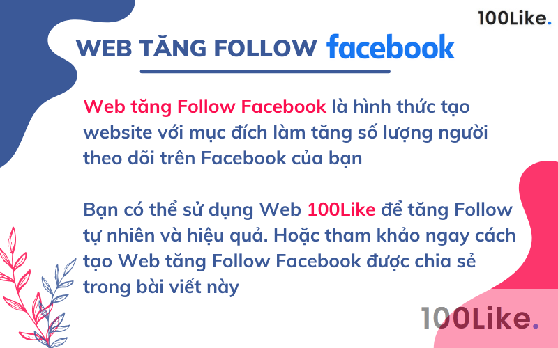 Web tăng Follow Facebook là gì?