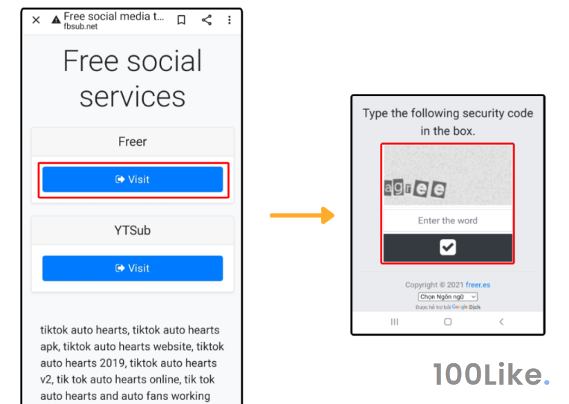 Bước 2: Đăng nhập tài khoản và Captcha được yêu cầu.