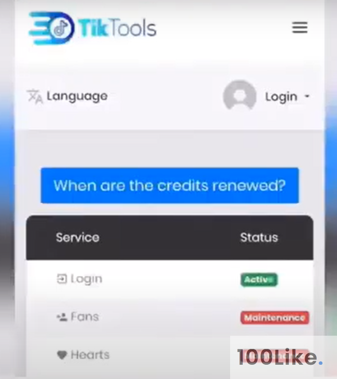 Bước 1: Truy cập vào tiktools.net.