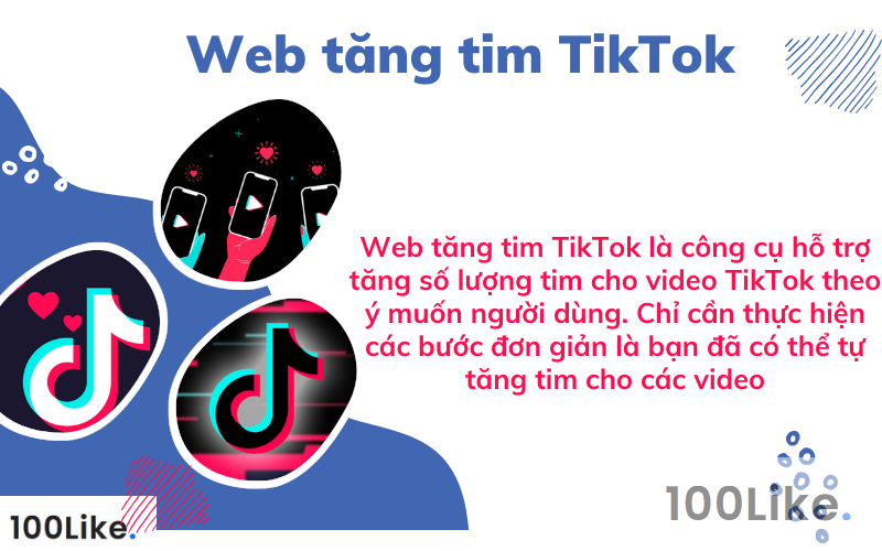 Web tăng tim TikTok