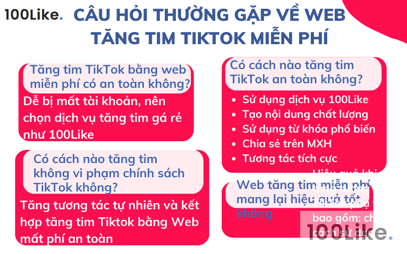 FAQs liên quan đến vấn đề tăng tim TikTok miễn phí
