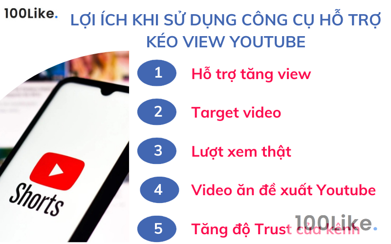 Lợi ích khi sử dụng công cụ hỗ trợ kéo View Youtube