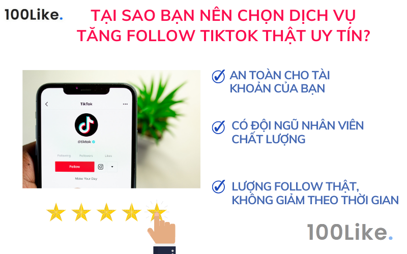 Tại sao bạn nên chọn dịch vụ Tăng Follow Tiktok thật uy tín