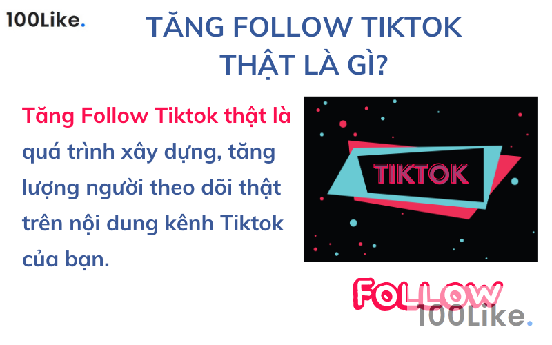 Tăng Follow Tiktok thật là gì?