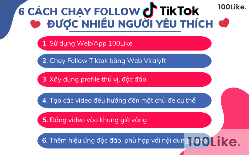 Tổng hợp các cách chạy Follow Tiktok hiệu quả, uy tín