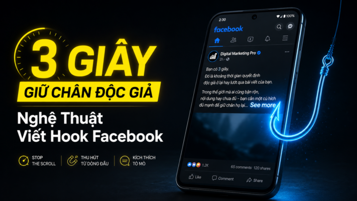 Cách viết dòng mở đầu (Hook) giữ chân người dùng tăng tương tác Facebook