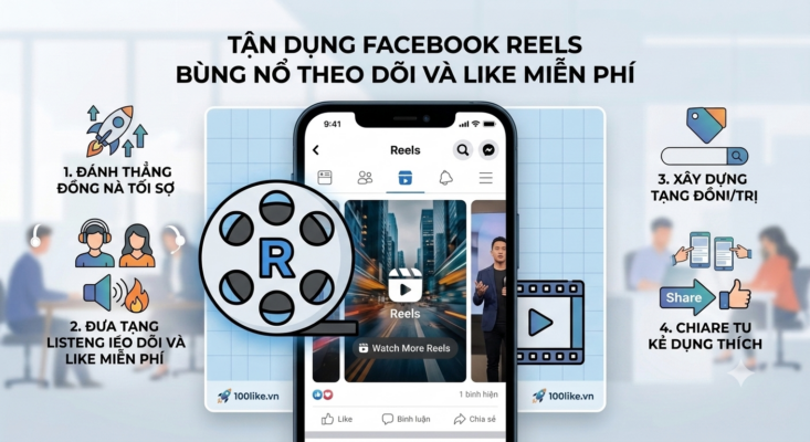 Tận Dụng Facebook Reels Để Bùng Nổ Lượt Theo Dõi Và Like Miễn Phí